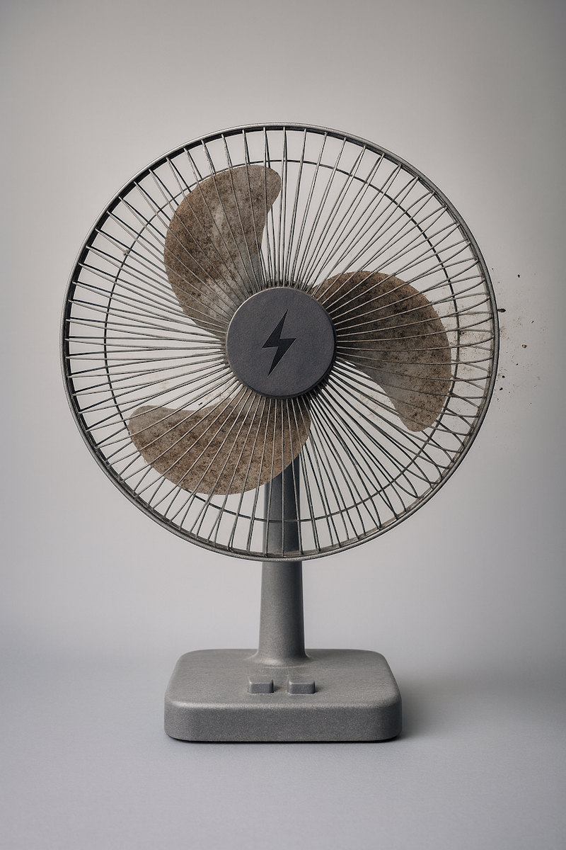 风扇灰尘堆积机制及清理方案