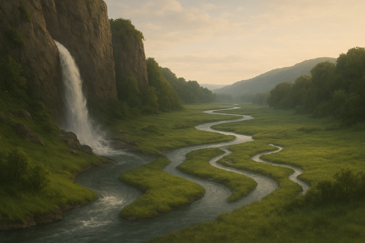 技能如溪：环境与文明的映照